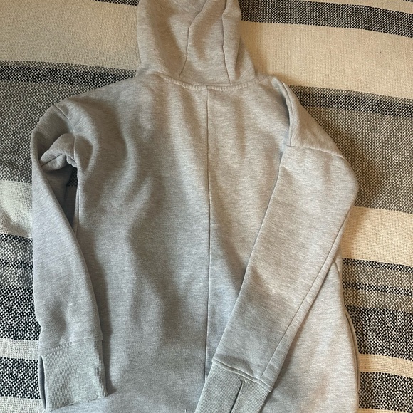 Active Life Gray Knit hoddie sweetheart - Picture 5 of 6